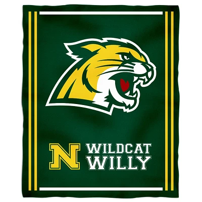 Northern Michigan Wildcats 36'' x 48'' Children's Mascot Plush Blanket