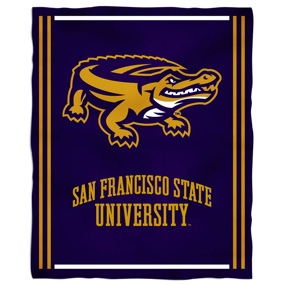 San Francisco State Gators 36'' x 48'' Children's Mascot Plush Blanket