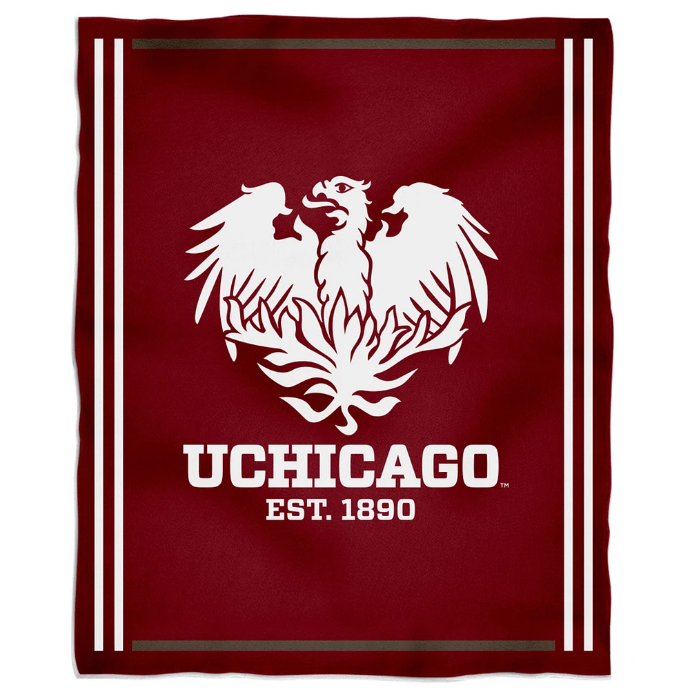UChicago Maroons 36'' x 48'' Children's Mascot Plush Blanket