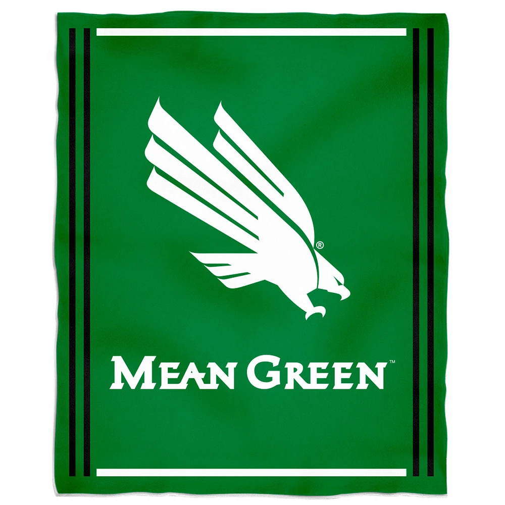 North Texas Mean Green 36'' x 48'' Children's Mascot Plush Blanket