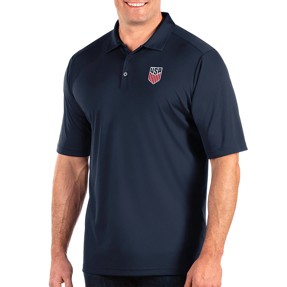 Men's Antigua Navy USMNT Tribute Big & Tall Polo