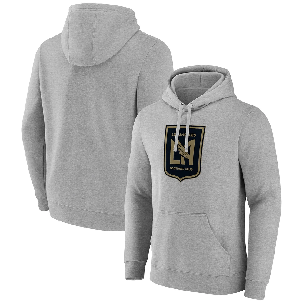 Men's Gray LAFC Official Logo Pullover Hoodie