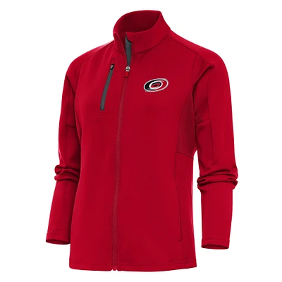Women's Antigua Carolina Hurricanes Team Logo Generation Full-Zip Jacket