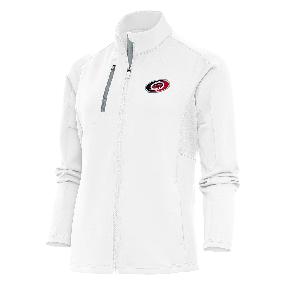 Women's Antigua Carolina Hurricanes Team Logo Generation Full-Zip Jacket