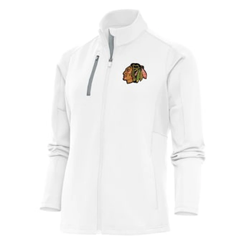 Women's Antigua Chicago Blackhawks Team Logo Generation Full-Zip Jacket