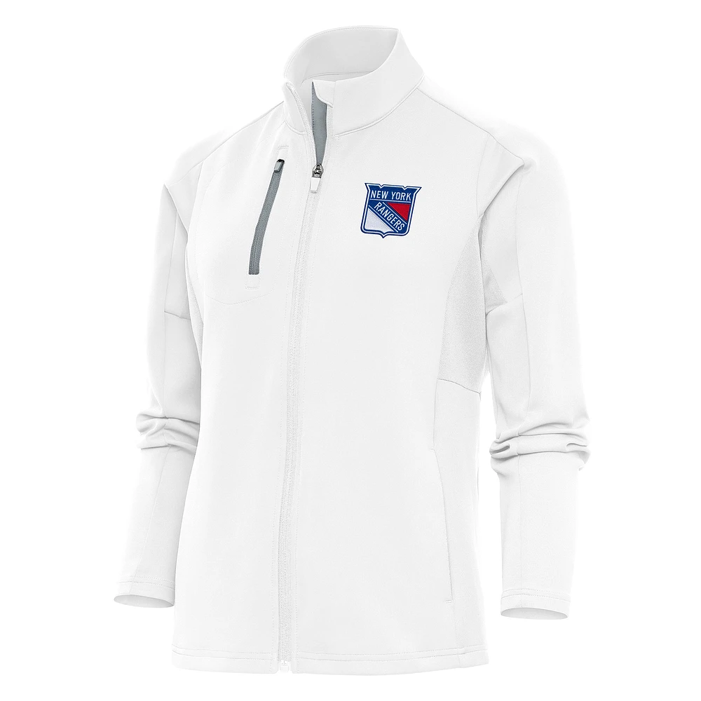 Women's Antigua New York Rangers Team Logo Generation Full-Zip Jacket