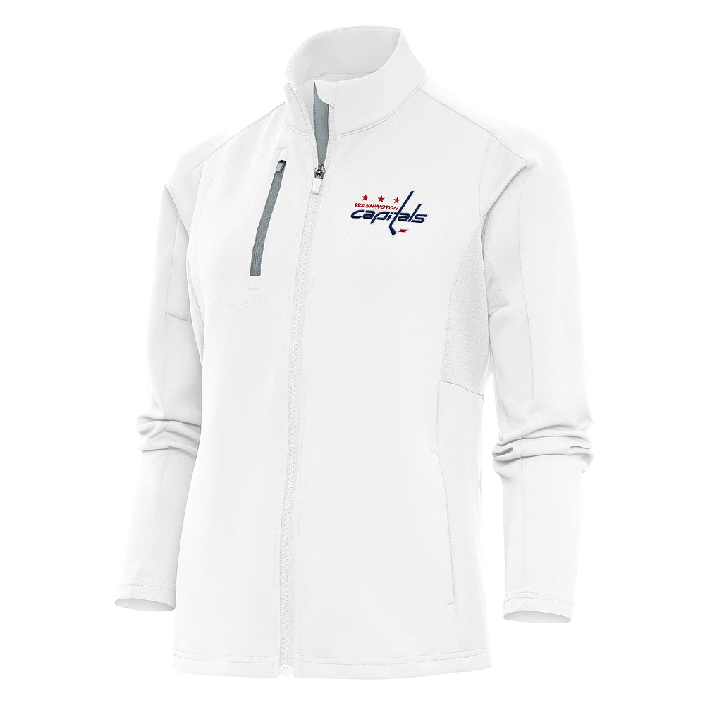 Women's Antigua Washington Capitals Team Logo Generation Full-Zip Jacket