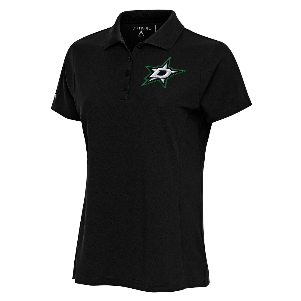 Women's Antigua Dallas Stars Team Logo Legacy Pique Polo