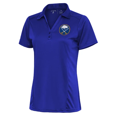 Women's Antigua Royal Buffalo Sabres Team Logo Tribute Polo