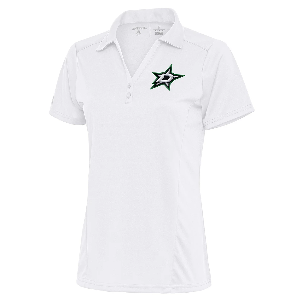 Women's Antigua Dallas Stars Team Logo Tribute Polo