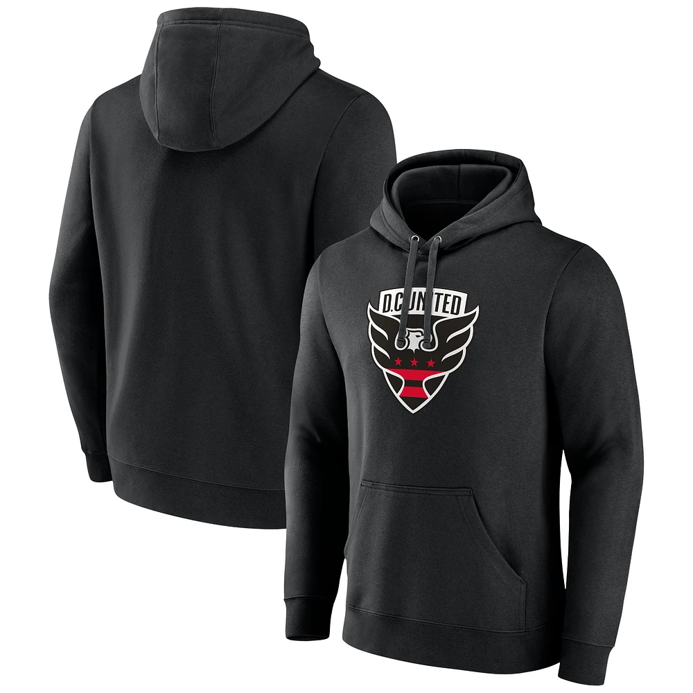 Men's Black D.C. United Official Logo Pullover Hoodie