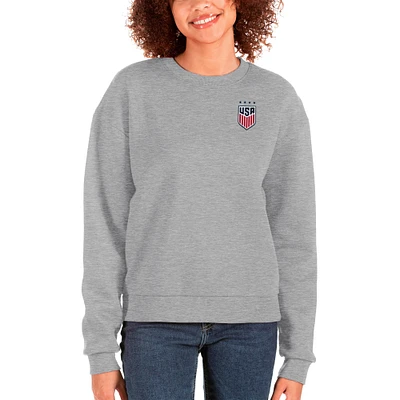 Women's Antigua USWNT Victory Crewneck Pullover Sweatshirt