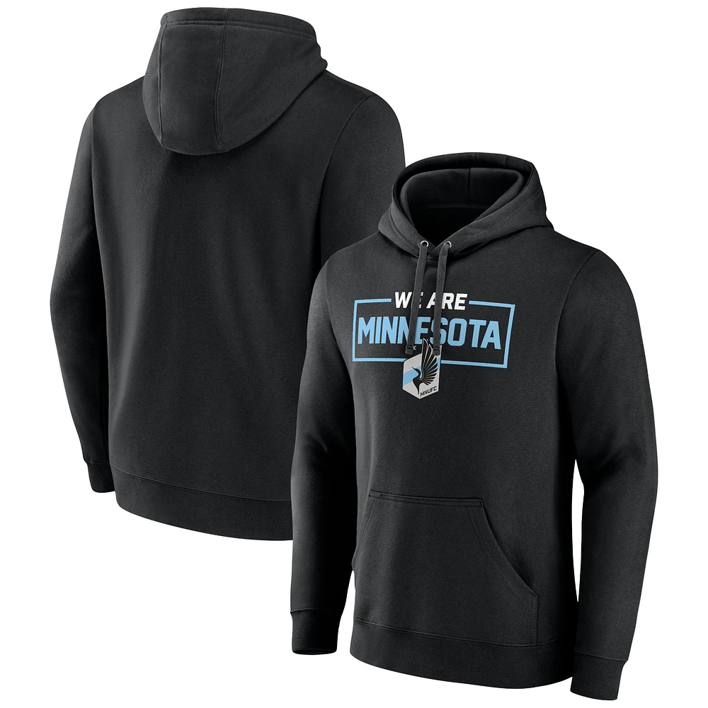 Men's Black Minnesota United FC We Are Pullover Hoodie