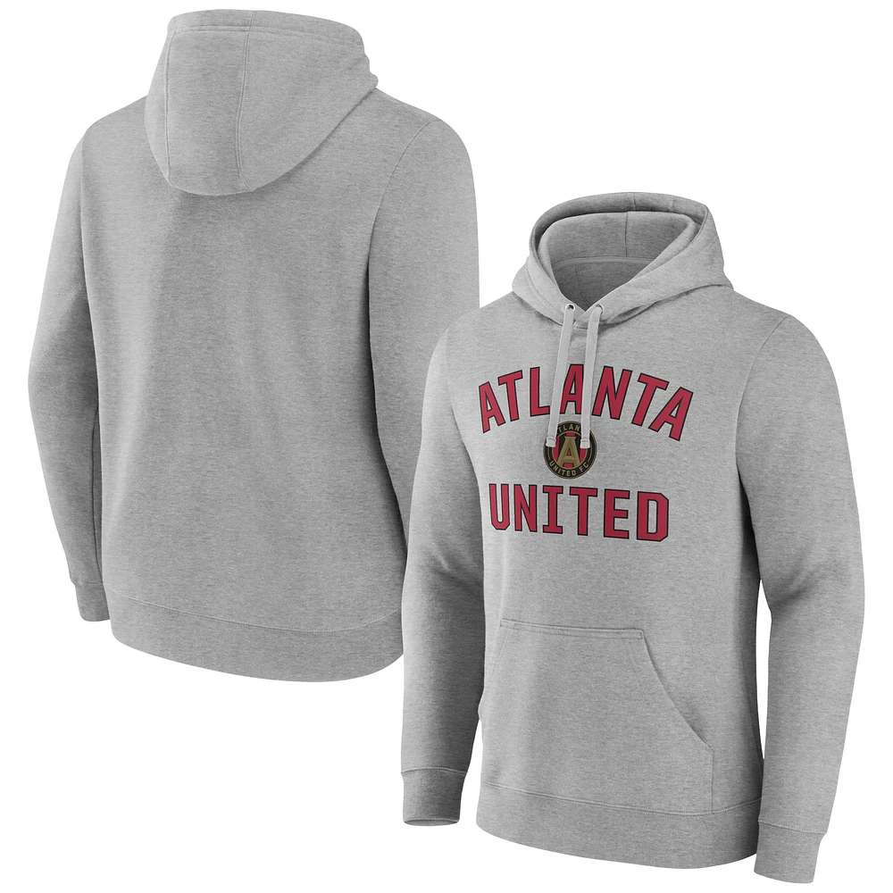 Men's Gray Atlanta United FC Victory Arch Pullover Hoodie