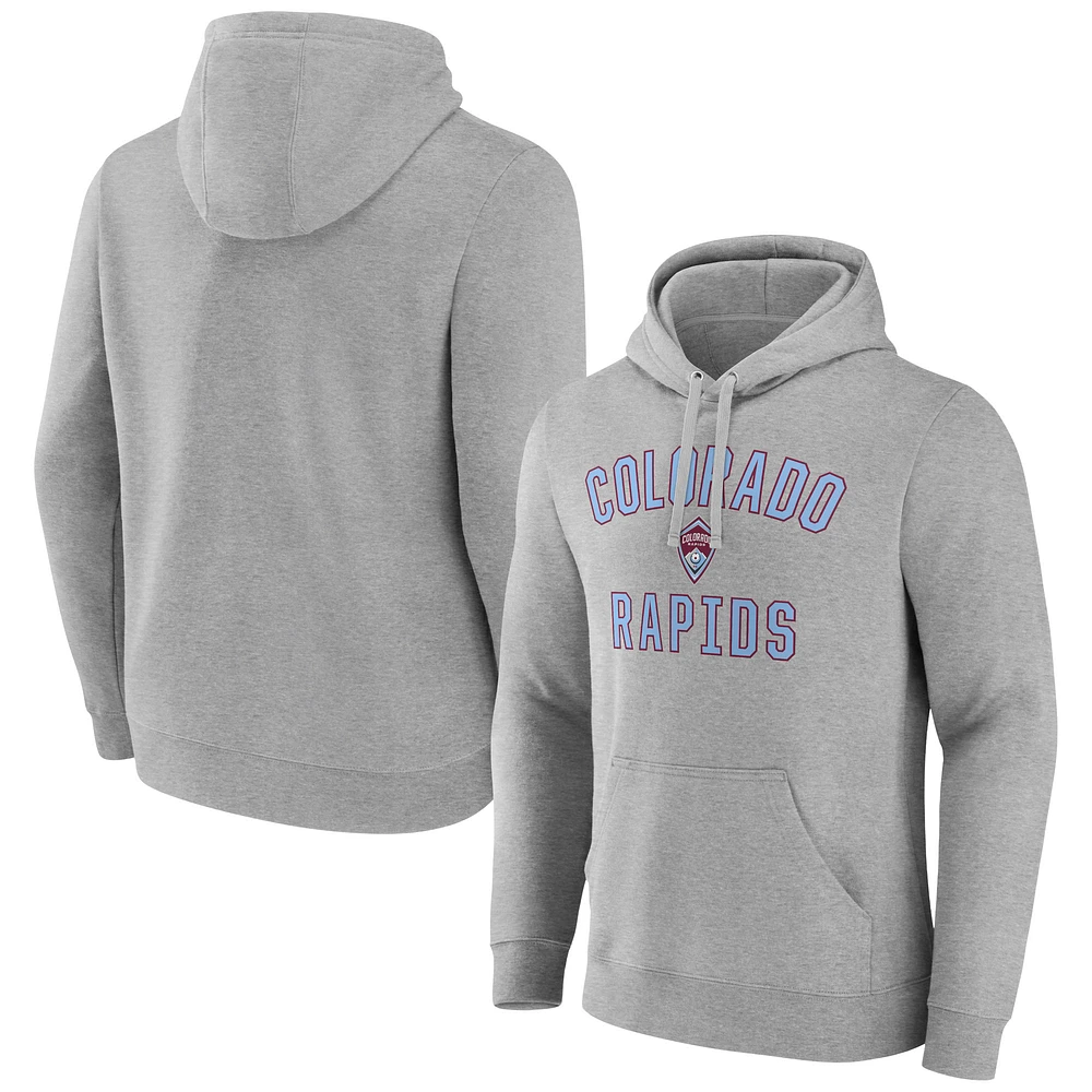 Men's Gray Colorado Rapids Victory Arch Pullover Hoodie