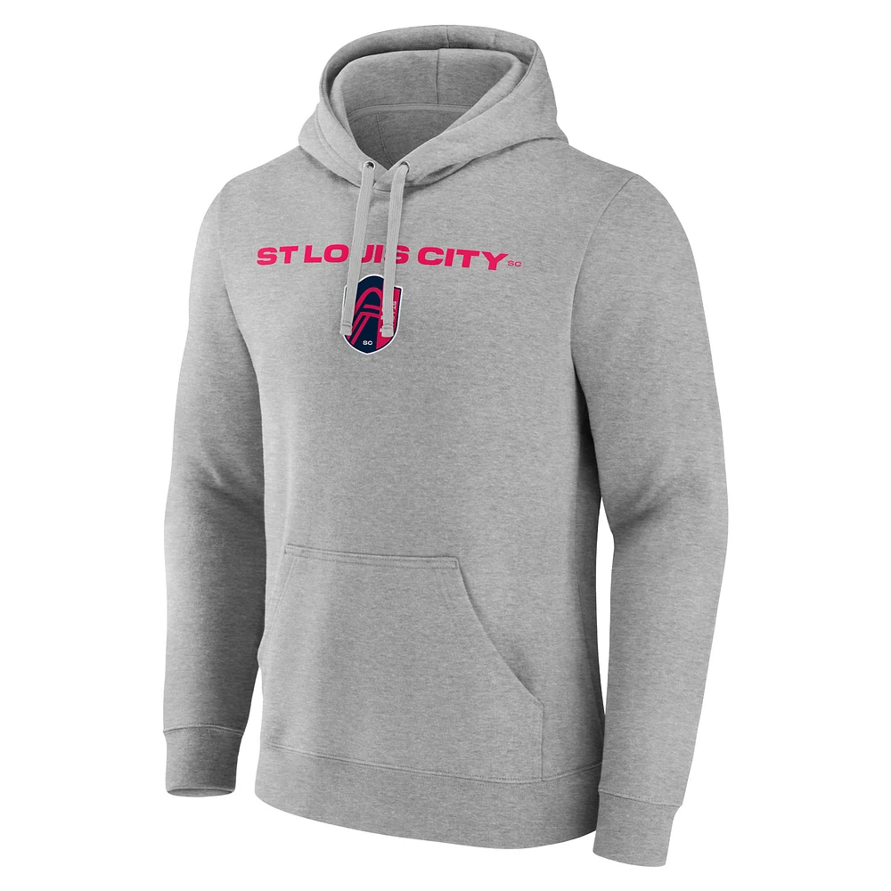 Men's Gray St. Louis City SC Victory Arch Pullover Hoodie