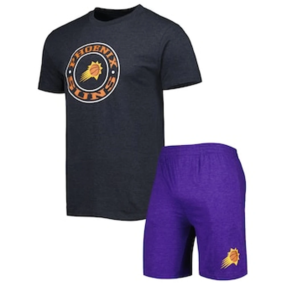 Men's Concepts Sport Purple/Black Phoenix Suns Top & Shorts Sleep Set