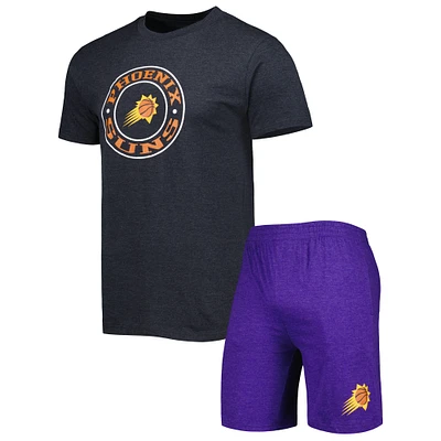 Men's Concepts Sport Purple/Black Phoenix Suns Top & Shorts Sleep Set