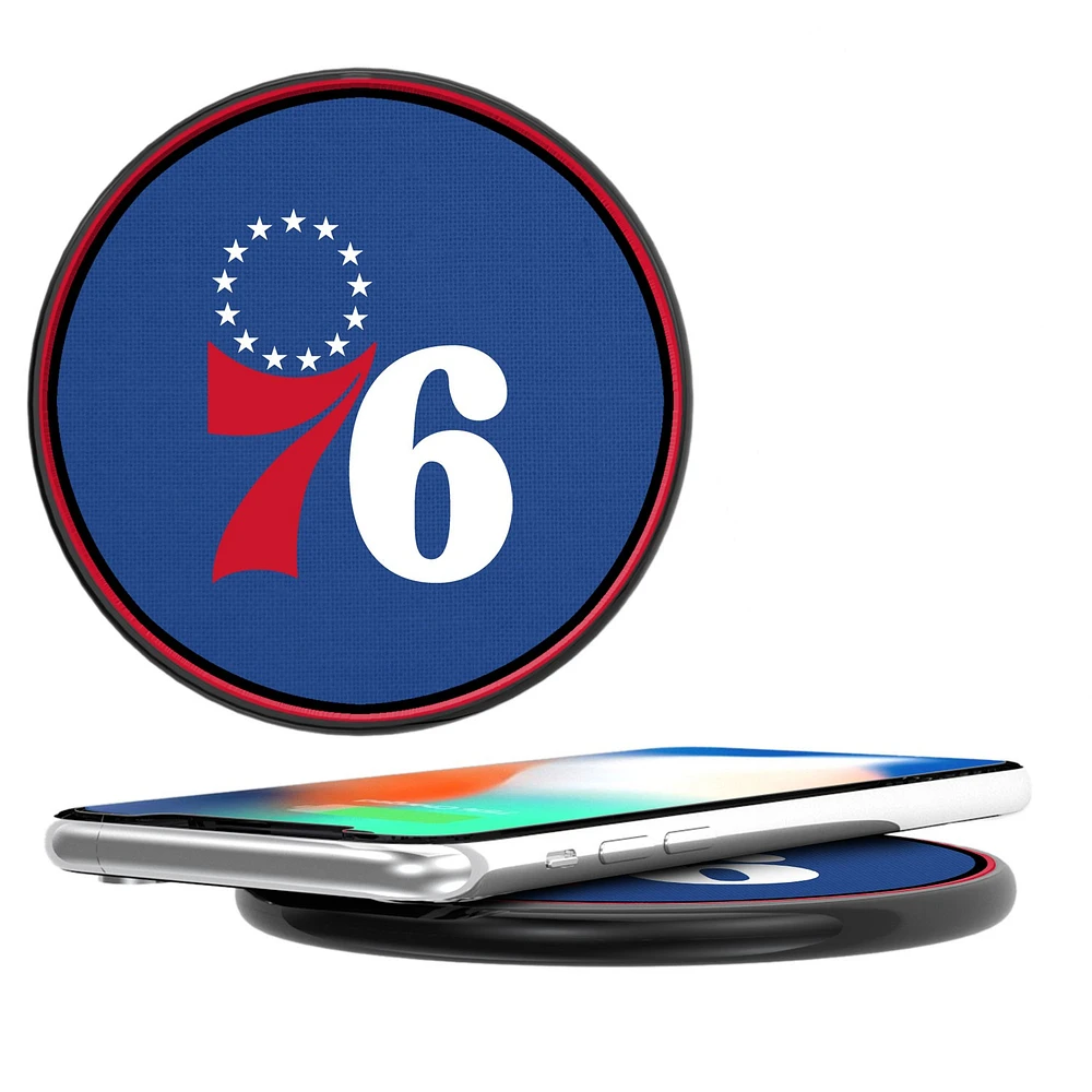 Philadelphia 76ers Solid Design 10-Watt Wireless Phone Charger