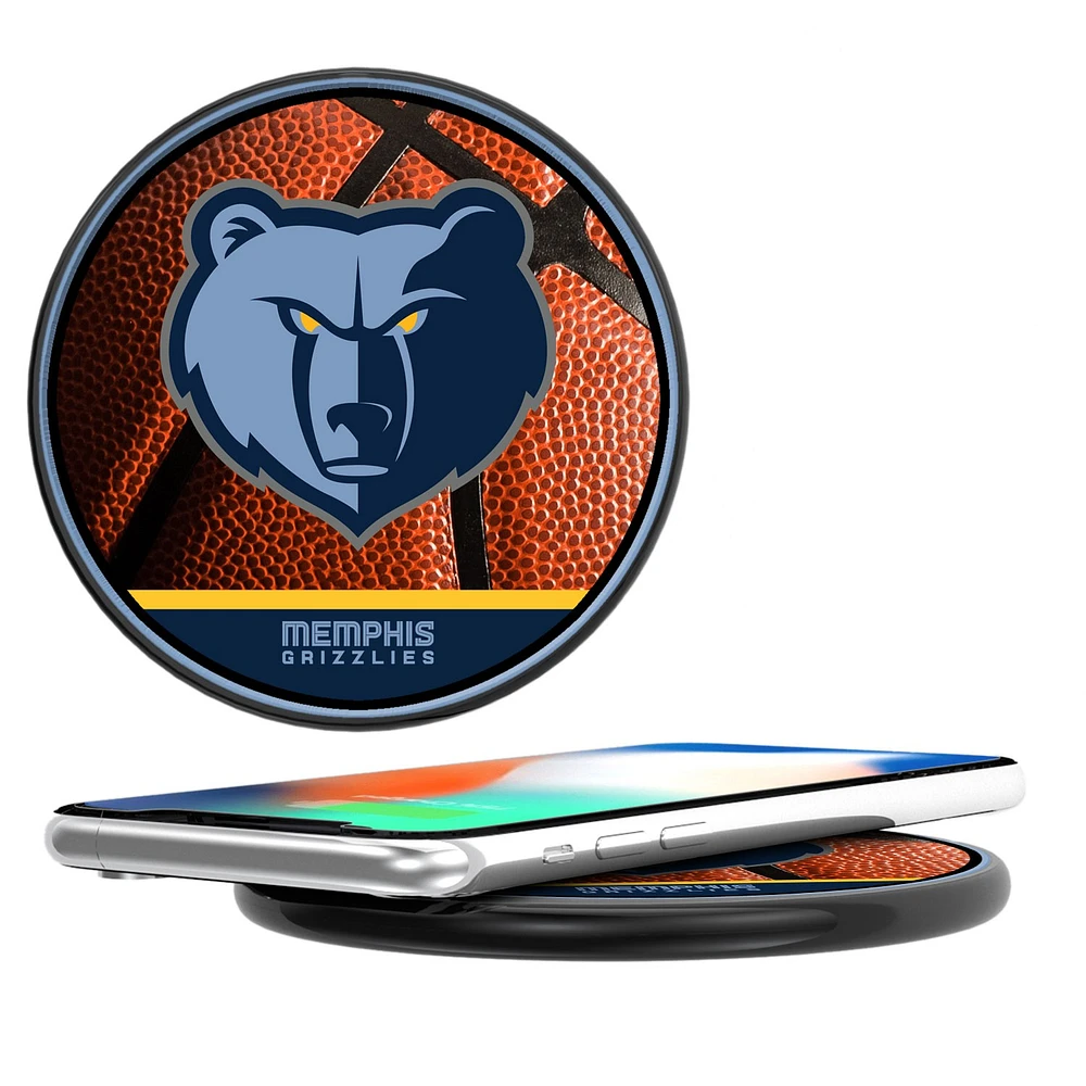 Memphis Grizzlies Basketball Design 10-Watt Wireless Phone Charger