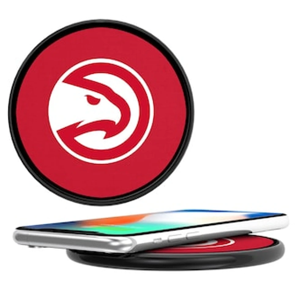 Atlanta Hawks Solid Design 10-Watt Wireless Phone Charger