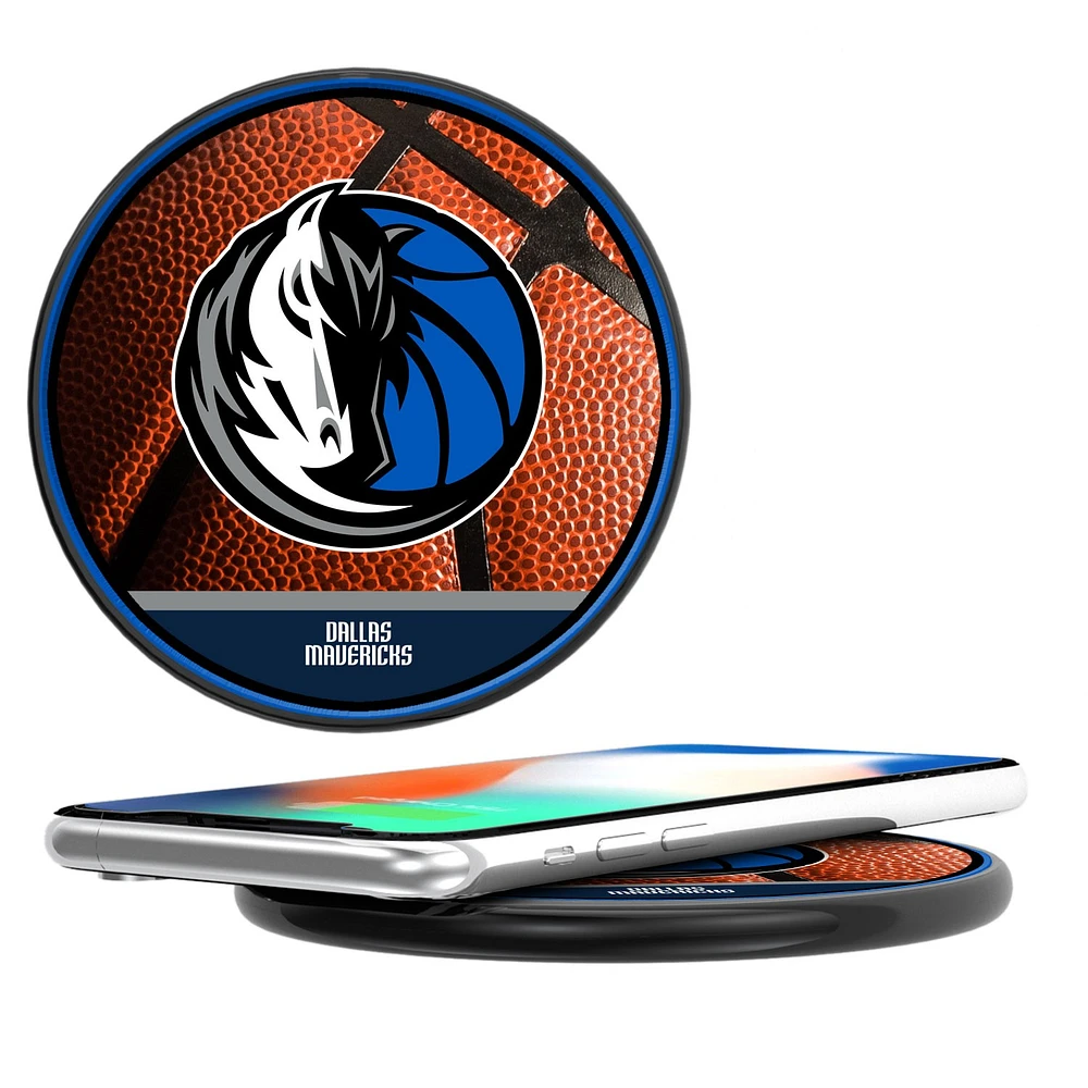 Dallas Mavericks Basketball Design 10-Watt Wireless Phone Charger