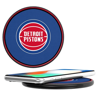 Detroit Pistons Solid Design 10-Watt Wireless Phone Charger