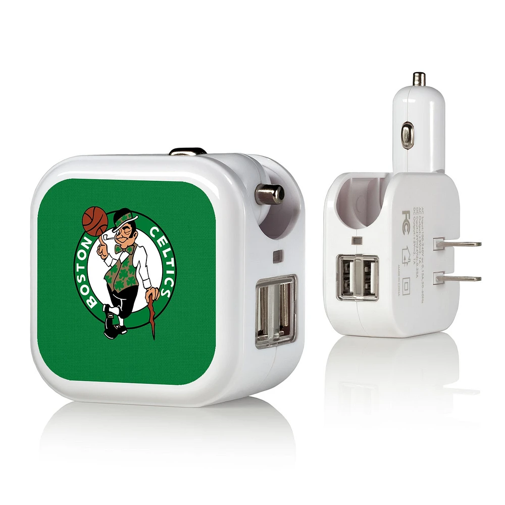 Boston Celtics Solid Design USB Charger