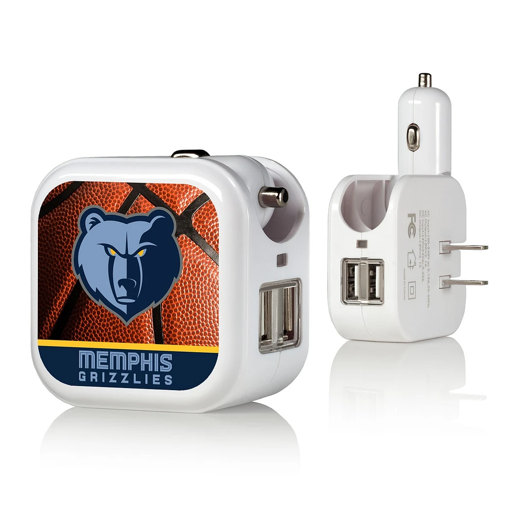 Memphis Grizzlies Basketball Design USB Charger