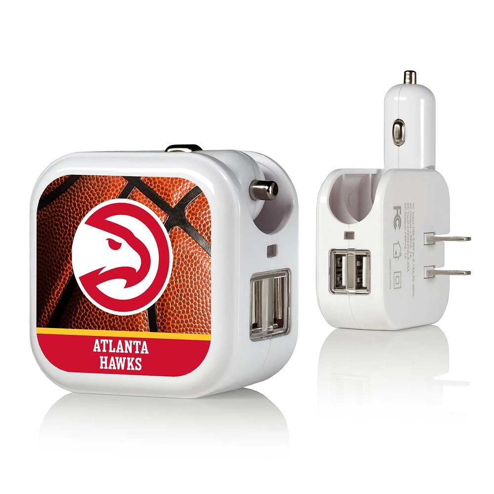 Atlanta Hawks Basketball Design USB Charger