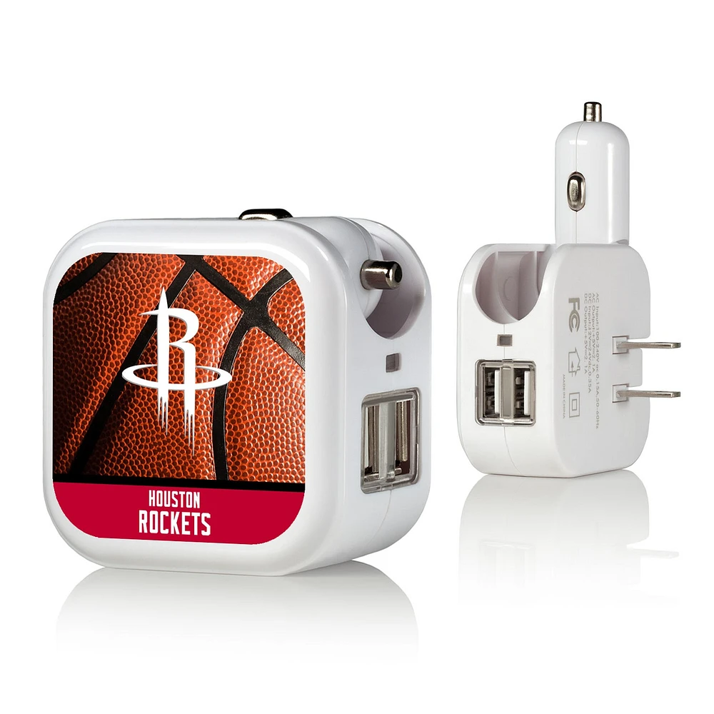 Houston Rockets Basketball Design USB Charger
