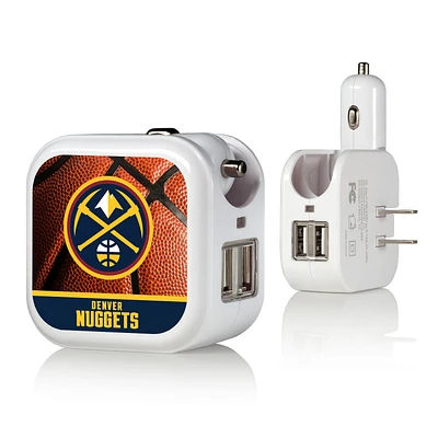 Denver Nuggets Basketball Design USB Charger
