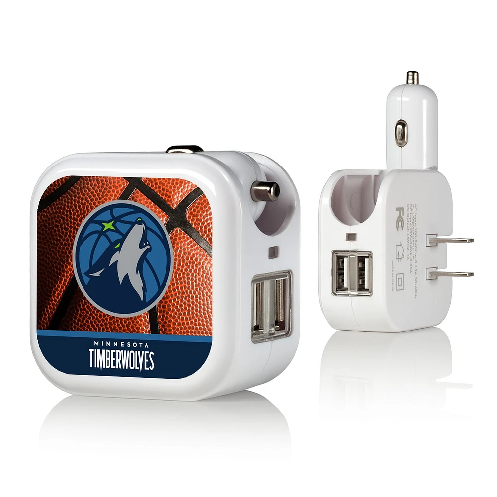 Minnesota Timberwolves Basketball Design USB Charger