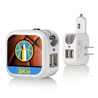Chicago Sky Basketball Design USB Charger