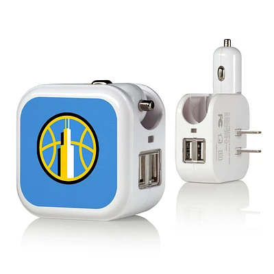 Chicago Sky Solid Design USB Charger
