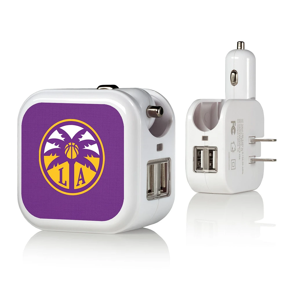 Los Angeles Sparks Solid Design USB Charger