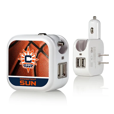 Connecticut Sun Basketball Design USB Charger