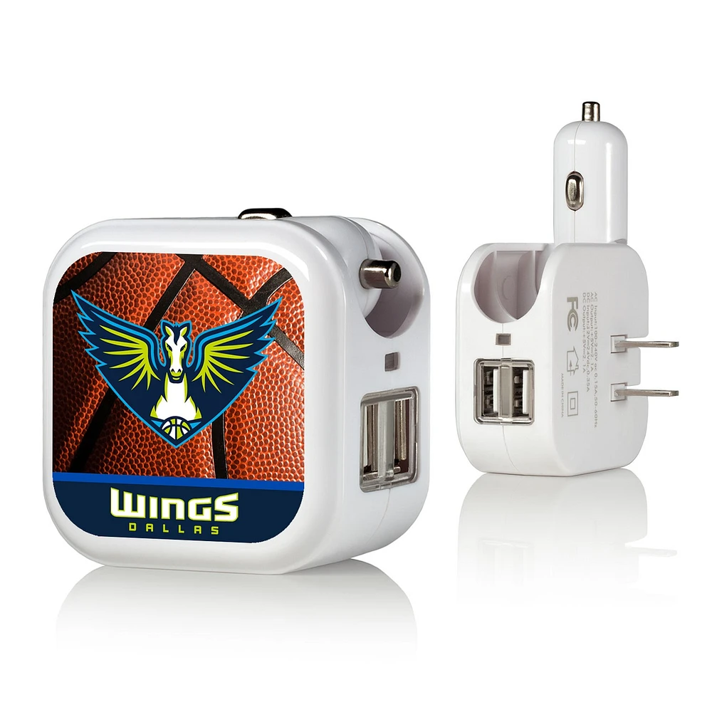 Dallas Wings Basketball Design USB Charger
