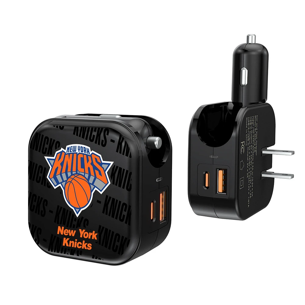 New York Knicks Text Design USB Charger