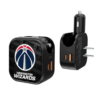 Washington Wizards Text Design USB Charger