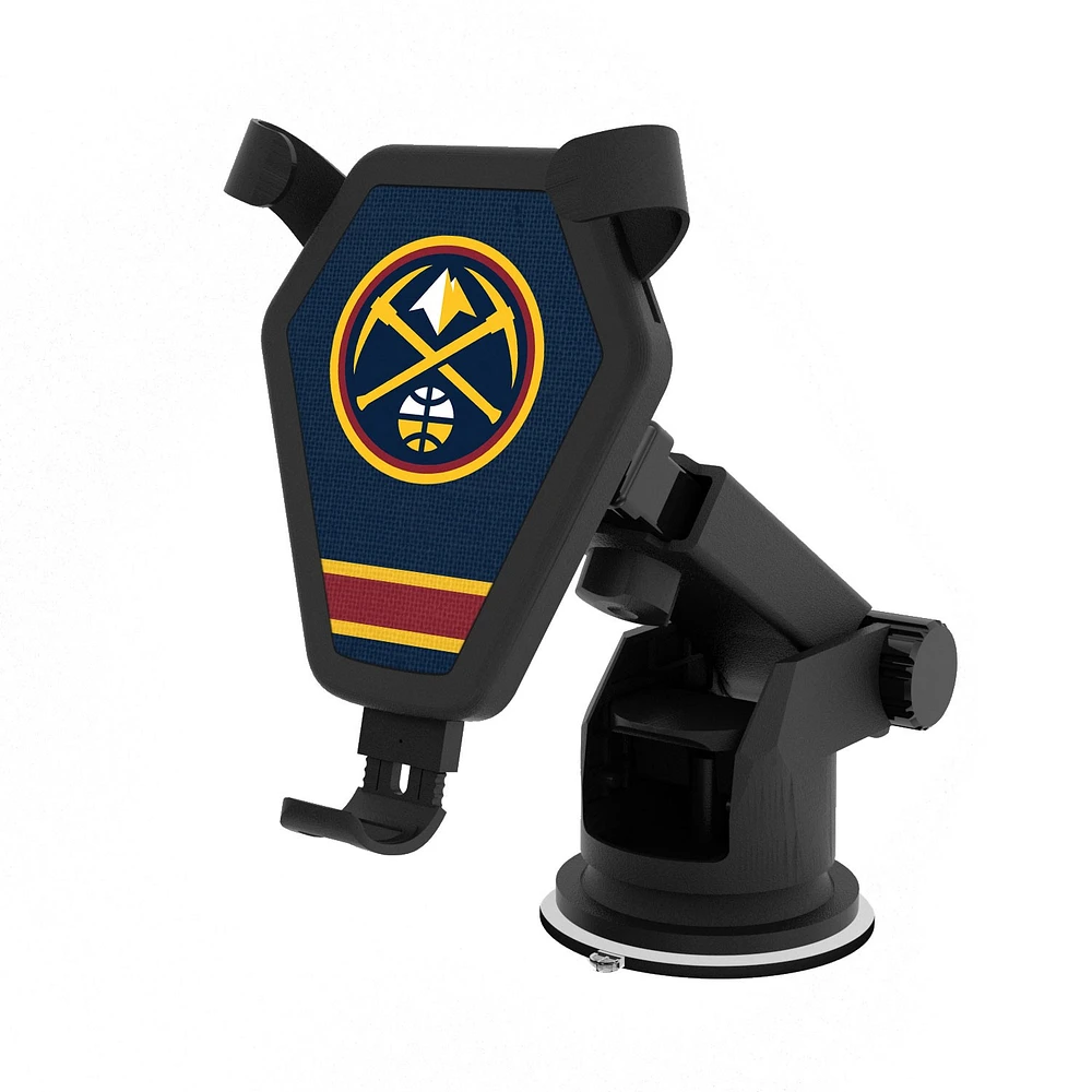 Denver Nuggets Stripe Design Wireless Car Charger