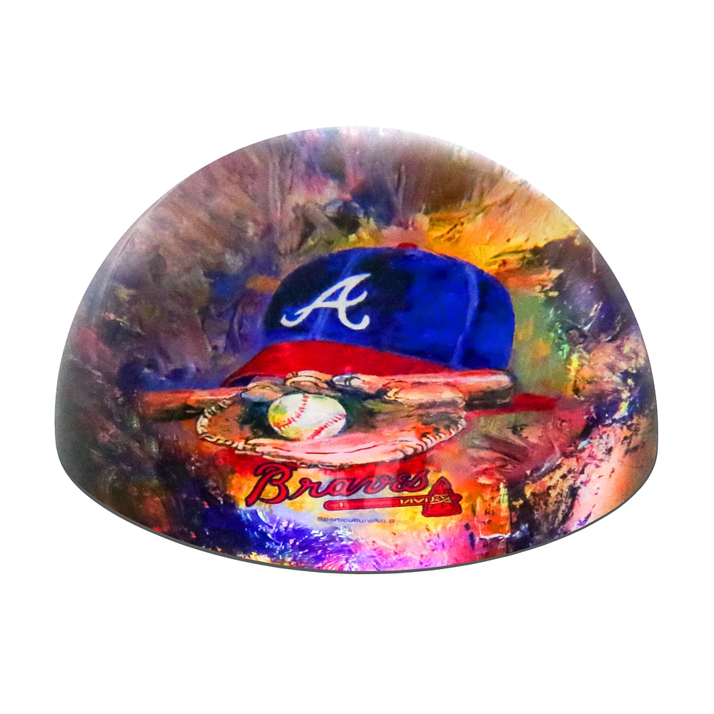 Atlanta Braves Team Pride Dome Paper Weight