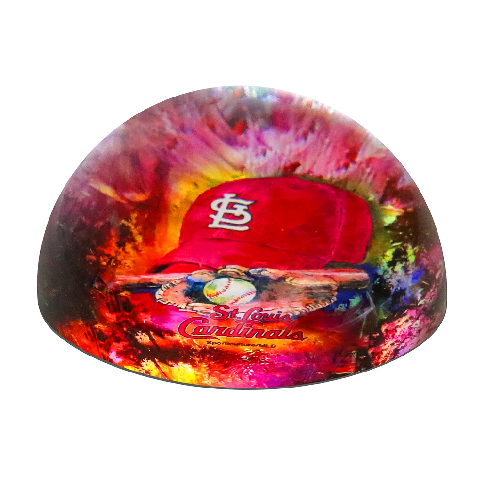 St. Louis Cardinals Team Pride Dome Paper Weight