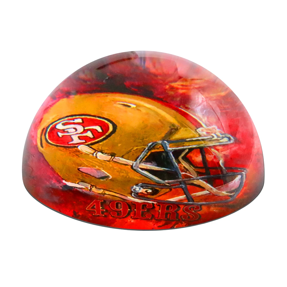 San Francisco 49ers Team Pride Dome Paper Weight