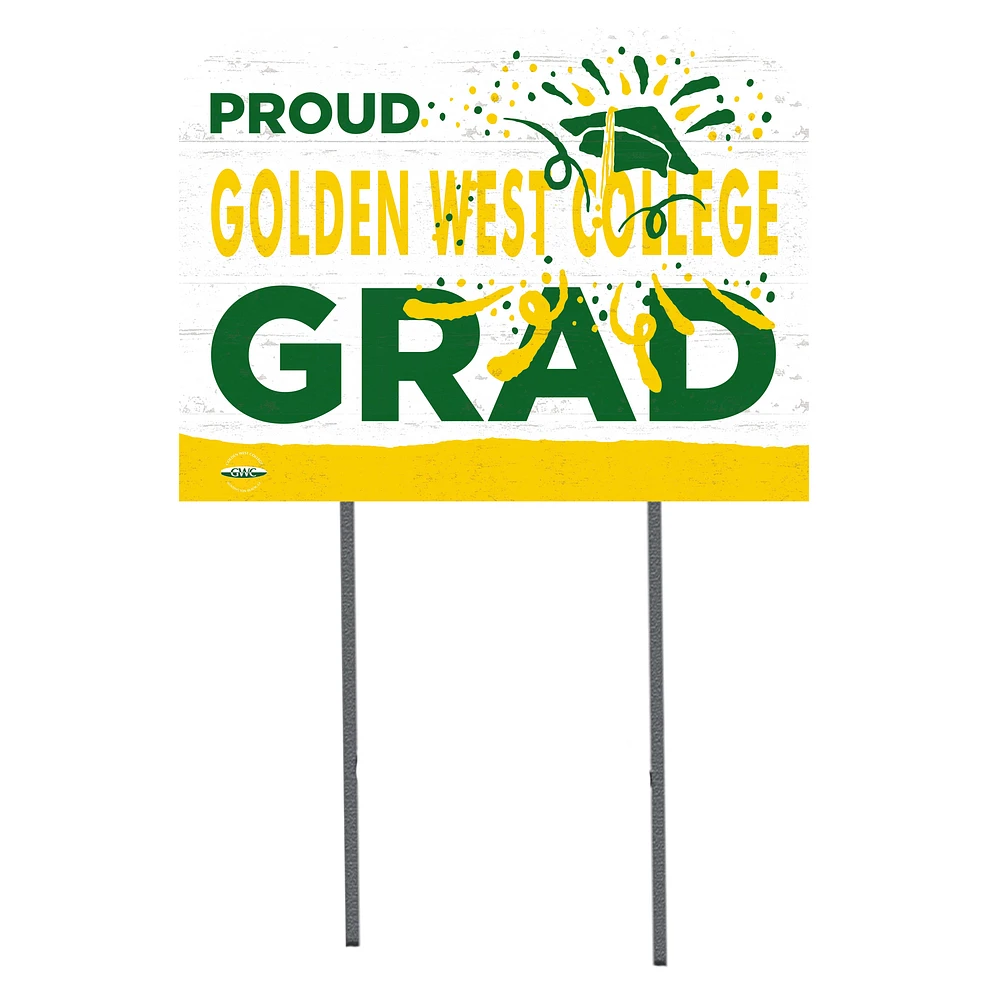 Golden West College 18'' x 24'' Proud Graduate Yard Sign