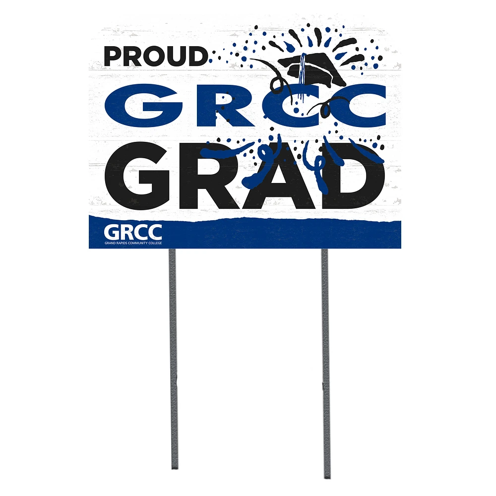 Grand Rapids Raiders 18'' x 24'' Proud Graduate Yard Sign