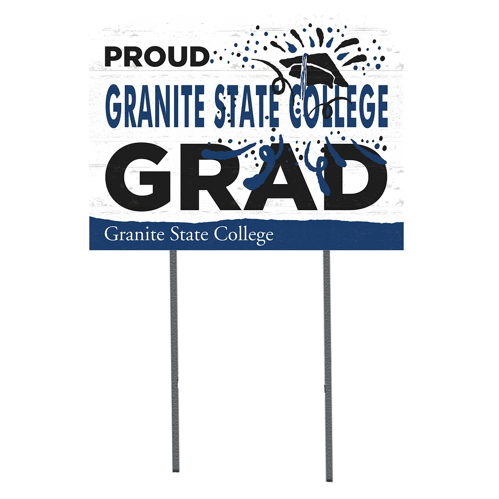 Granite State College 18'' x 24'' Proud Graduate Yard Sign