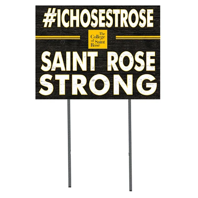 Saint Rose Golden Knights 18'' x 24'' I Chose Lawn Sign