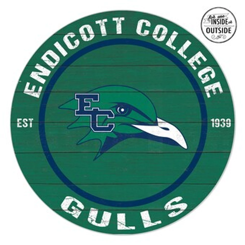 Endicott College 20'' x 20'' Indoor/Outdoor Circle Sign