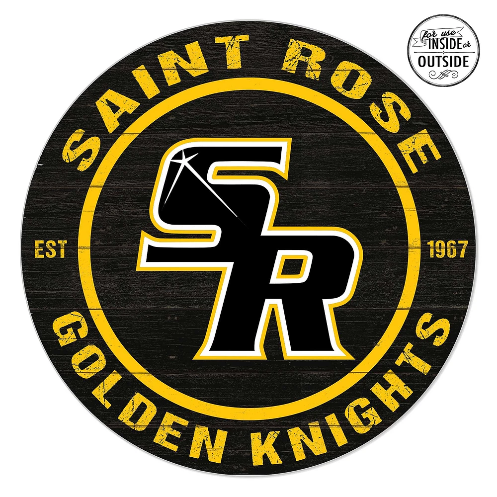 Saint Rose Golden Knights 20'' x 20'' Indoor/Outdoor Circle Sign